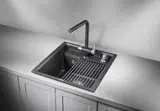 Кухонная мойка Granula KS-5002 (500*510) Черный