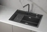 Кухонная мойка Granula KS-7301i (730*510) Шварц