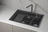 Кухонная мойка Granula KS-7302i (730*510) Шварц