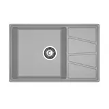 Кухонная мойка Granfest Vertex 780L (780*500) Серый