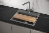 Кухонная мойка Granula ES-5804 (580*500) Графит