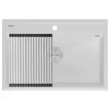 Кухонная мойка Paulmark Stepia 80 (750*510) Белый матовый 431/WH