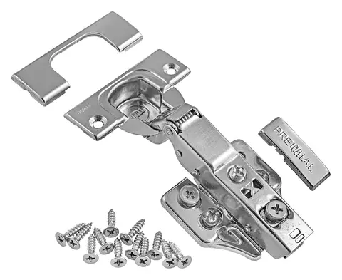 Петля 3D Premial Presto полунакладная с довод. евровинт Н=0 (044429)