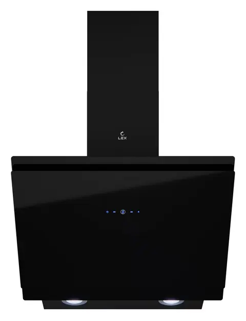 Наклонная вытяжка LEX FURIA 600 BLACK
