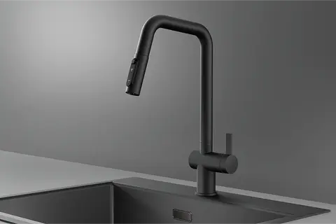 Смеситель Granula KS-7273 Черный матовый
